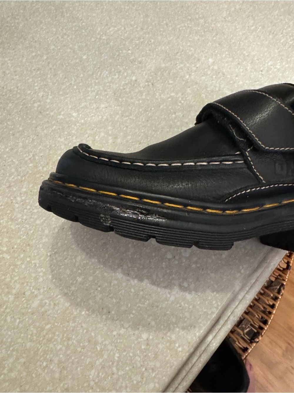 90’s Dr. Martens Velcro Shoe Black Men’s 6 Women’s Sz 7 - Picture 10 of 10